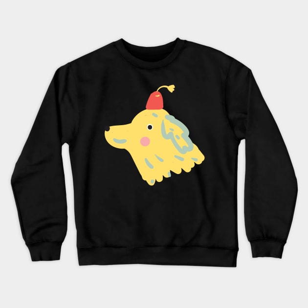 Dog Wearing Fez Crewneck Sweatshirt by KodiakMilly